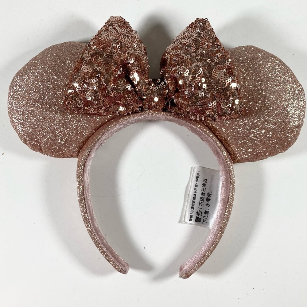 Disney Parks Minnie Mouse Ears Glittery Sparkly Headband